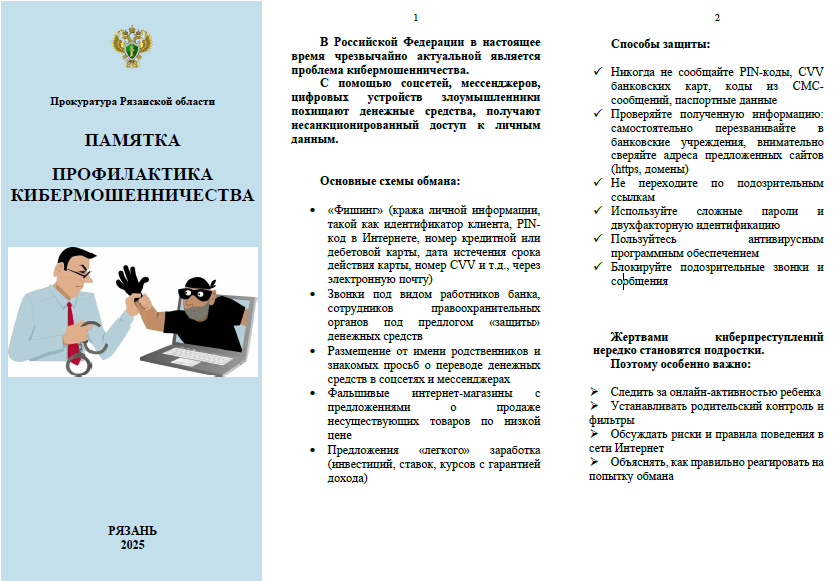 Профилактика кибермошенничества..