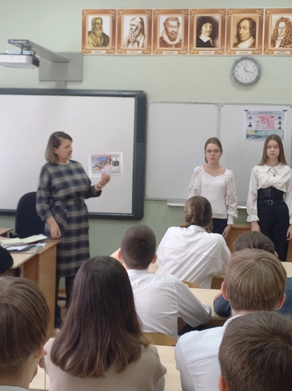 В МБОУ "СШ № 1" продолжаются мероприятия, посвященные 80-летию разгрома советскими войсками немецко-фашистских войск в Сталинградской битве.