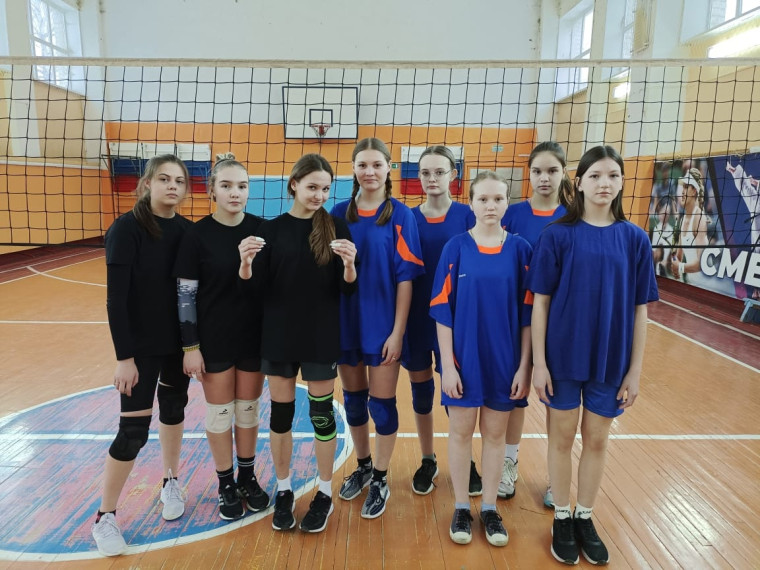 Всероссийские соревнования муниципального этапа среди общеобразовательных организаций по волейболу "Серебряный мяч" среди девушек 2008-2009 года рождения.